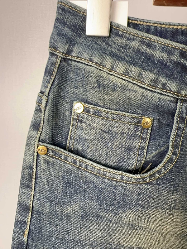 ブランドジーンズ角部分ディテール